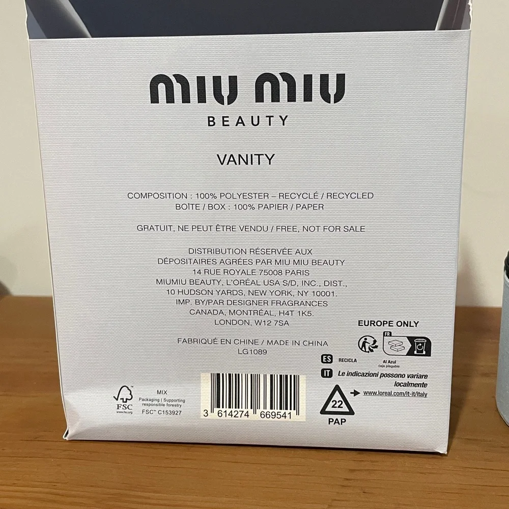 Miu Miu features branded